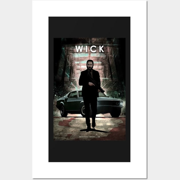 John Wick Ford Mustang Mach 1 Car Legends John Wick Posters and